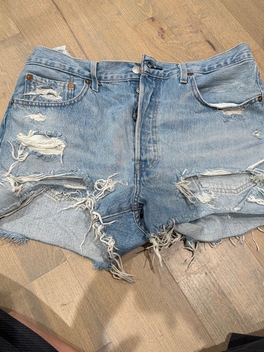 Levi's denim shorts